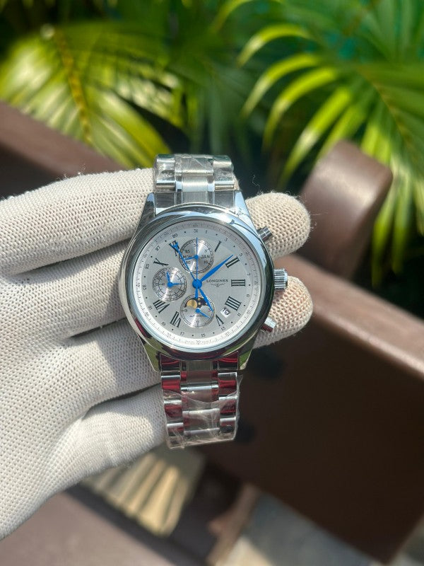 Longines Master Collection Chronograph – Silver Dial