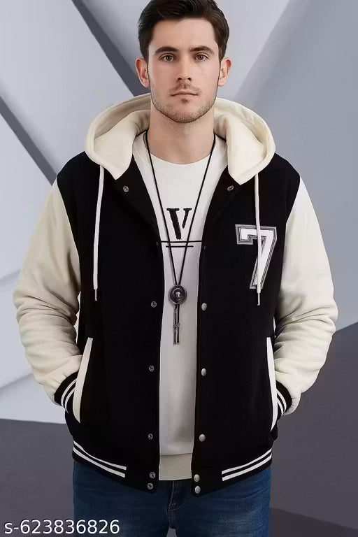 EASTERN TRADE WLEOW JACKET/SWEATSHIRT/HOOD/JACKET BUTTON BELOW CLASSIC WEAR/CASUAL CURSIVE PRINTED HOOD JACKETS FOR MENS