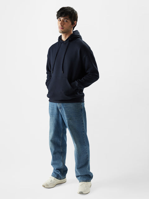 Solids: Navy Blue Hoodie
