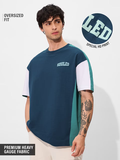 Colourblock: Deep Sea Blue T-Shirt