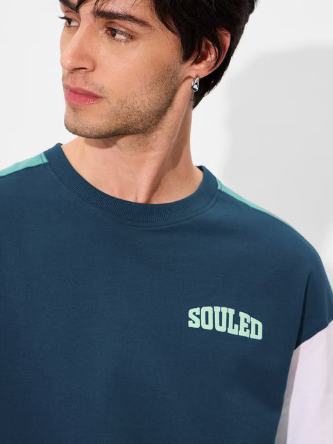 Colourblock: Deep Sea Blue T-Shirt