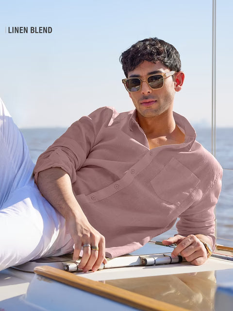 Cotton Linen: Soft Pink