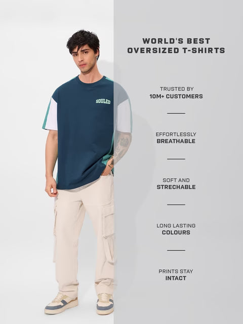 Colourblock: Deep Sea Blue T-Shirt
