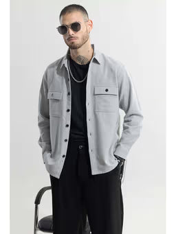 Overflap Ash Grey Shirt