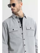 Overflap Ash Grey Shirt