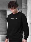 Peace Drop Shoulder Premium Terry Sweatshirt