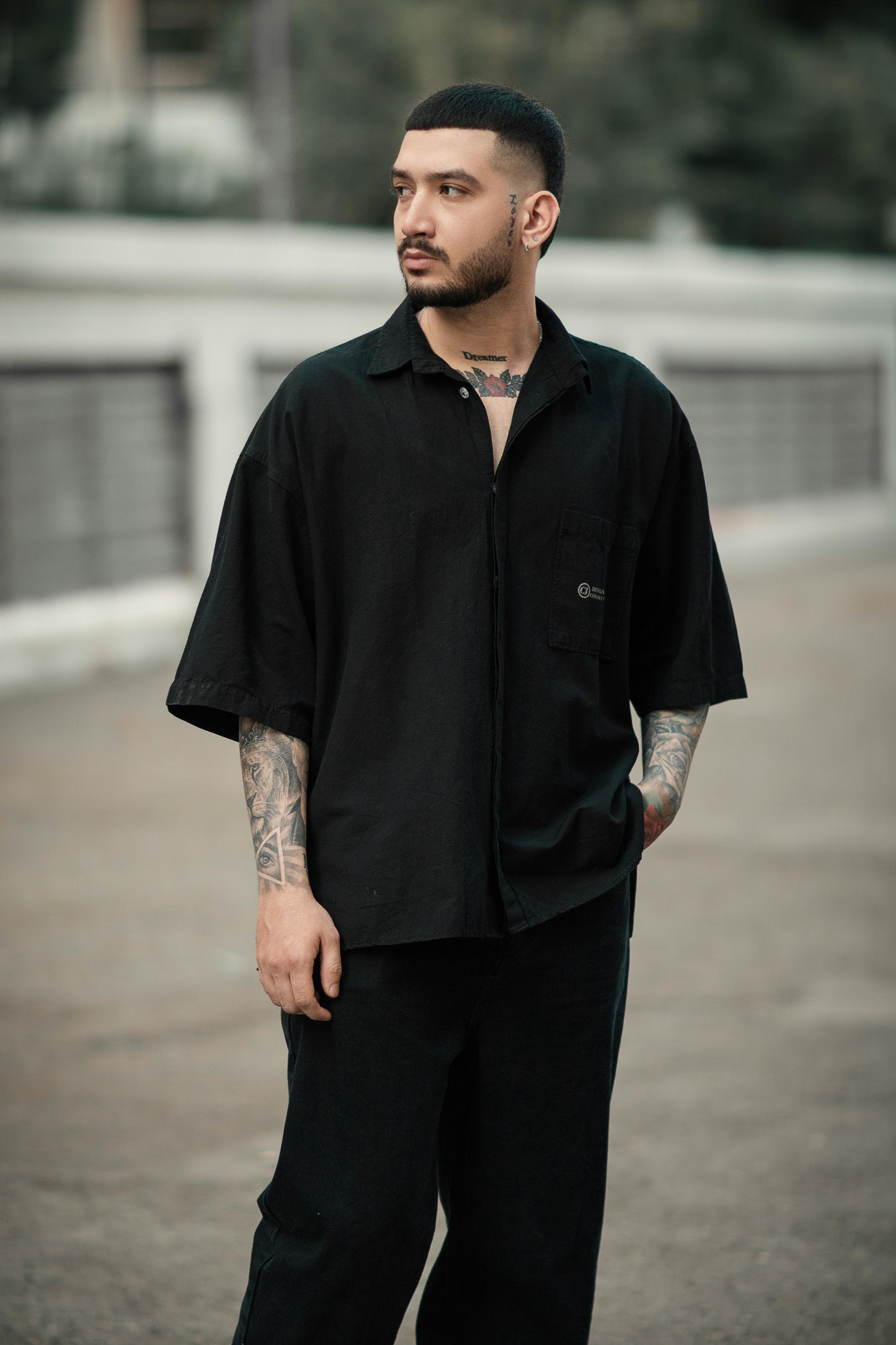 Ink Street Button-Up Set