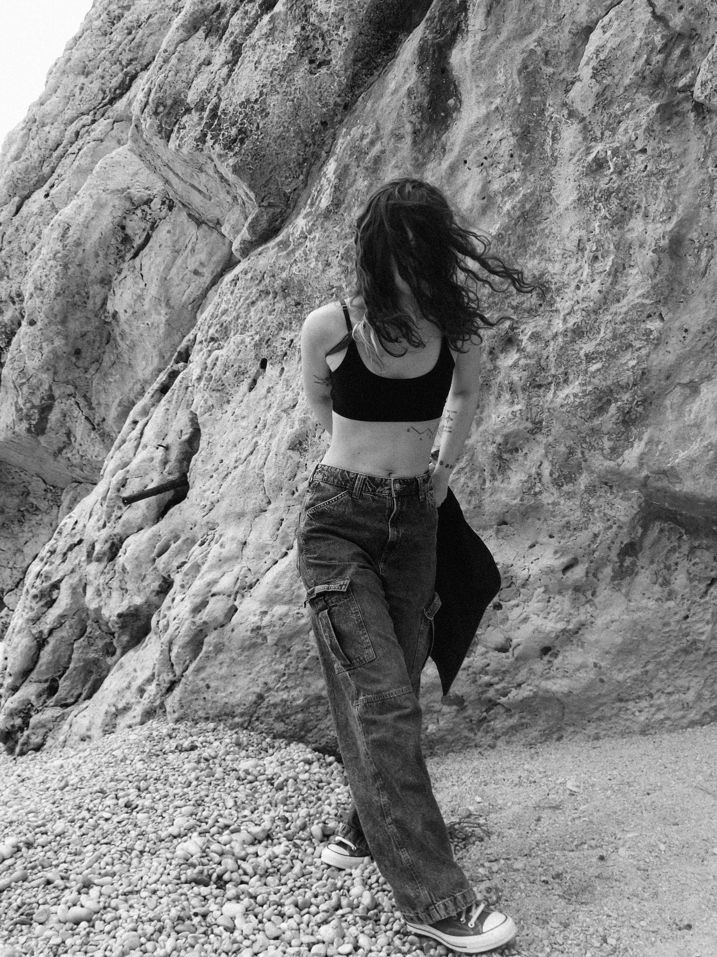 Olive Meshwalk Cargo Pants